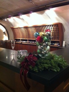 The private tasting room for wine club members.